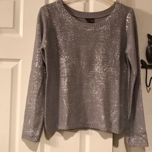 Urban outfitters Gray sweater with silver specks